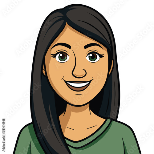 A Pakistani woman in her 20s, with a playful and mischievous smile, conveying a fun-loving nature.