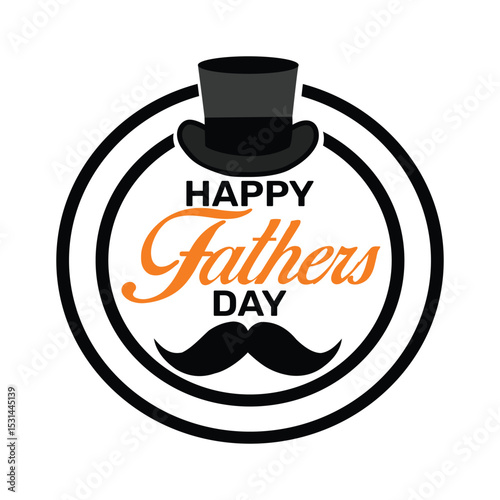 Vector Happy Father's day typography t-shirt design