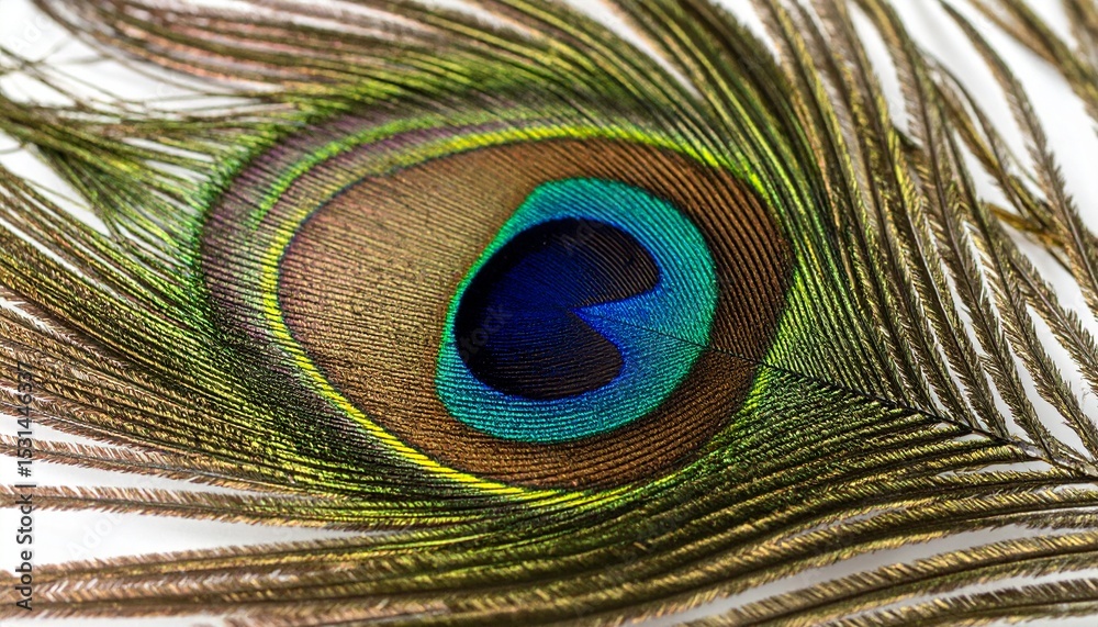 Obraz premium The Peacock's Eye Feather