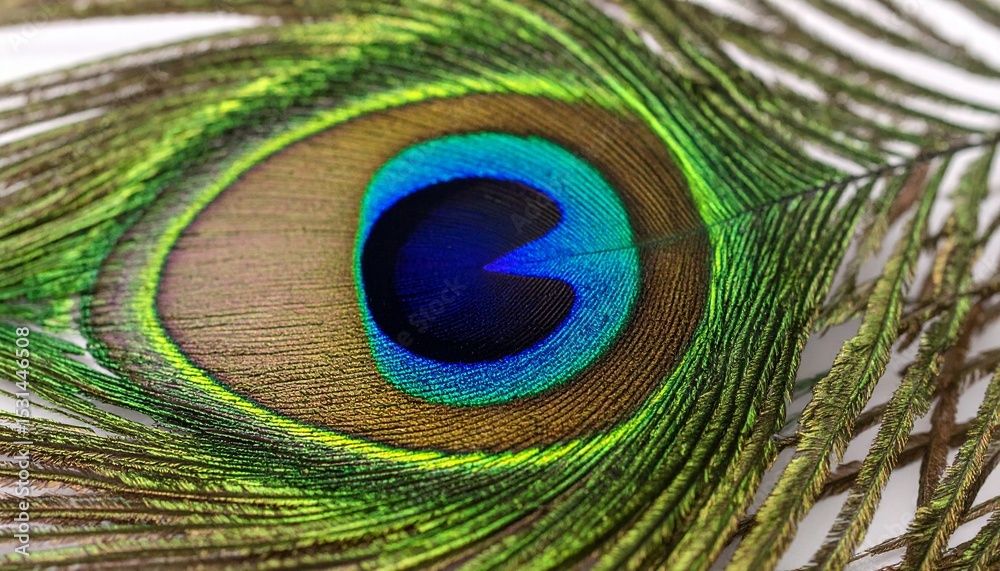 Obraz premium The Peacock's Eye Feather