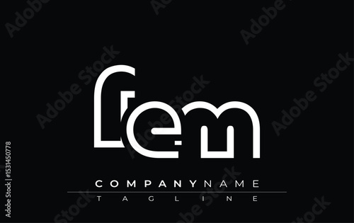 Photos FEM abstract letter design