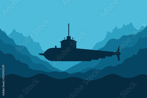 military ship silhouette