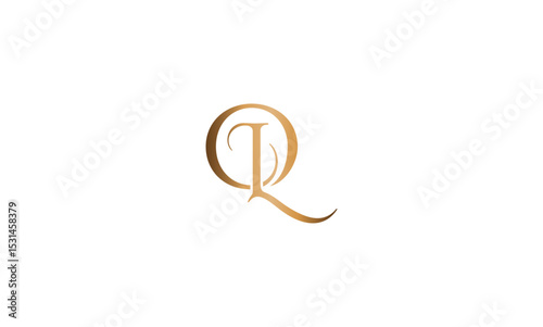 OL initial letters, monogram logo