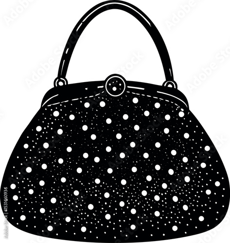 Party Purse With Sequin Finish Shallotte On White Background