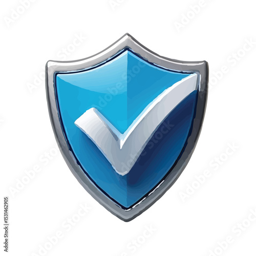 Secure Shield Icon Approved, Verified, Protection Symbol