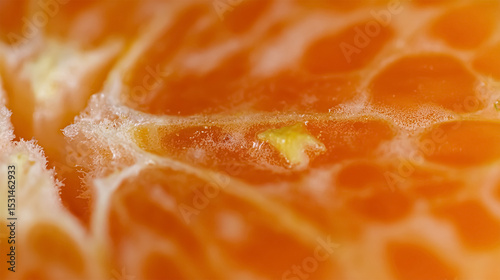 Orange peel surface details close up macro image