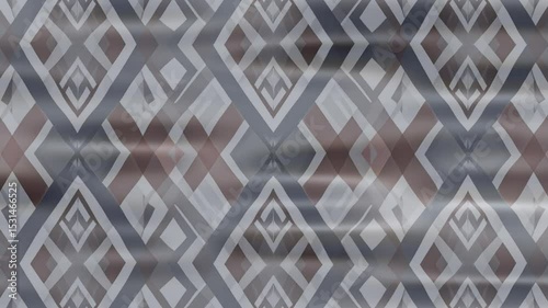 modern Scandinavian textile pattern, minimalistic geometric shapes, muted tones, clean seamless design, stylish fabric background