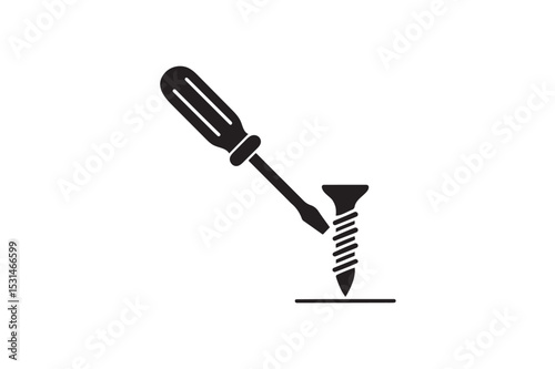 Screwdriver with a screwd.