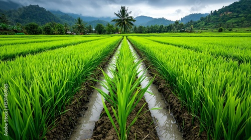 Eco-friendly farm using organic methods sustainable irrigation and biodiversity preservation
