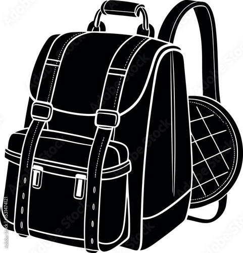 Convertible Backpack And Shoulder Bag Shallotte On White Background