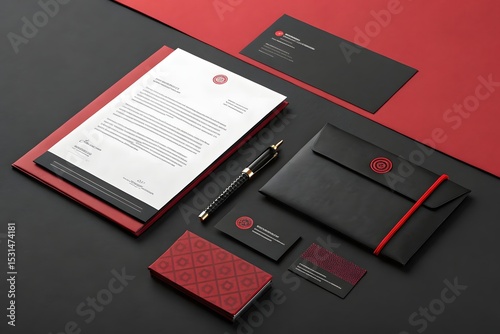 Wallpaper Mural Luxury Business Stationery Mockup Set on Elegant Background – Branding Presentation Torontodigital.ca
