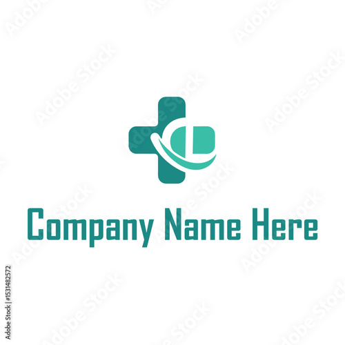 Healthcare Logo with Cross 