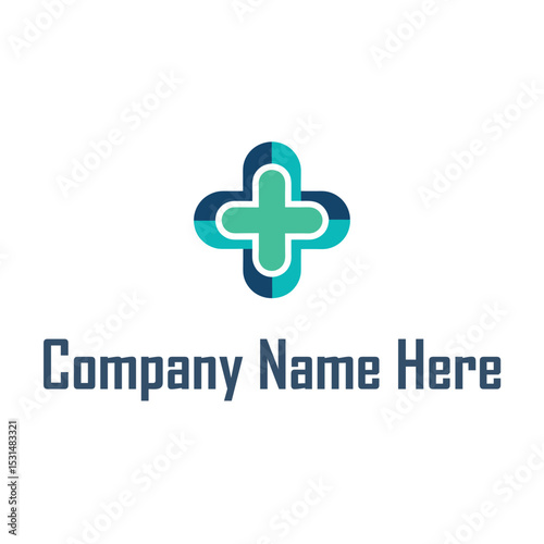 Healthcare Logo with Cross 