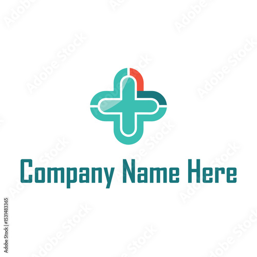 Healthcare Logo with Cross 