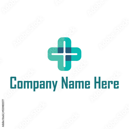 Healthcare Logo with Cross 