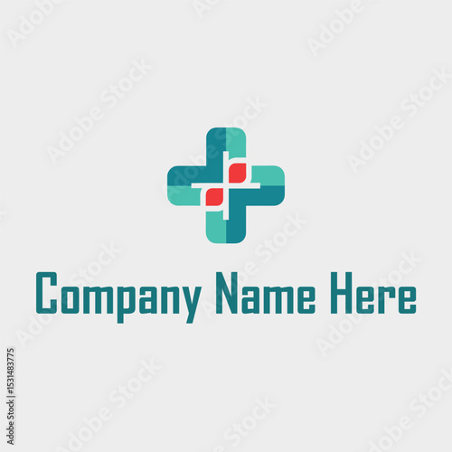 Healthcare Logo with Cross 