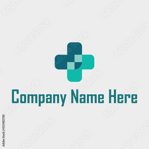 Healthcare Logo with Cross 