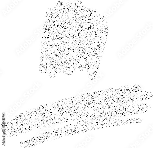 hand-painted , abstract drawing, clipart frames