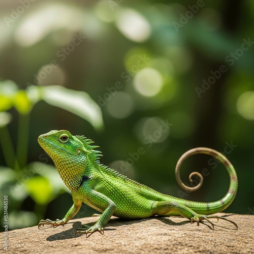 green lizard