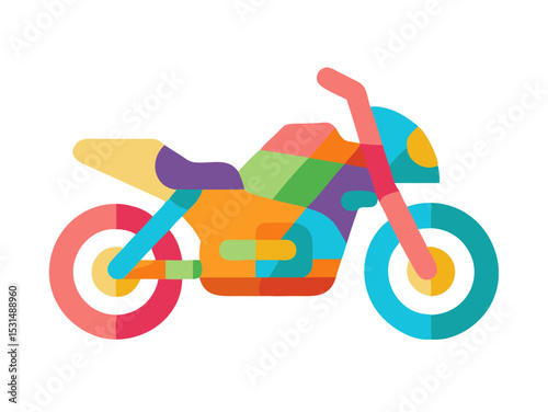 baby carriage on white background