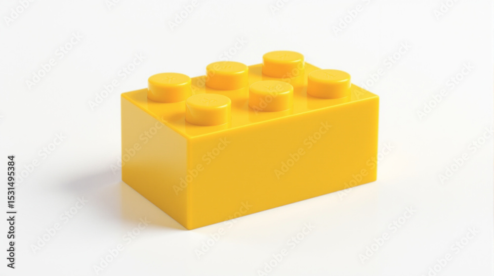 Fototapeta premium plastic toy blocks isolated on white background