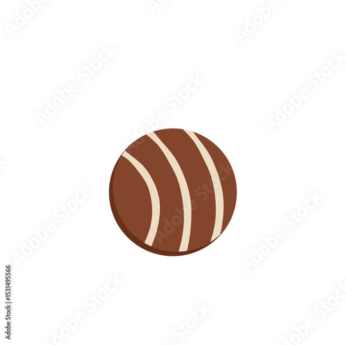 Chocolate day cartoon vector illustration 