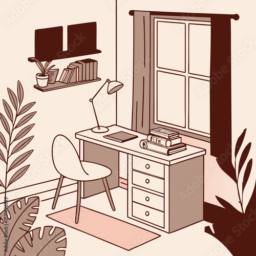 vector illustration of furniture