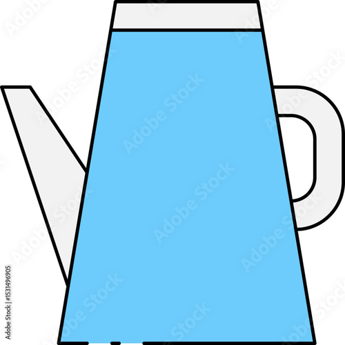 Jug single icon vector illustration