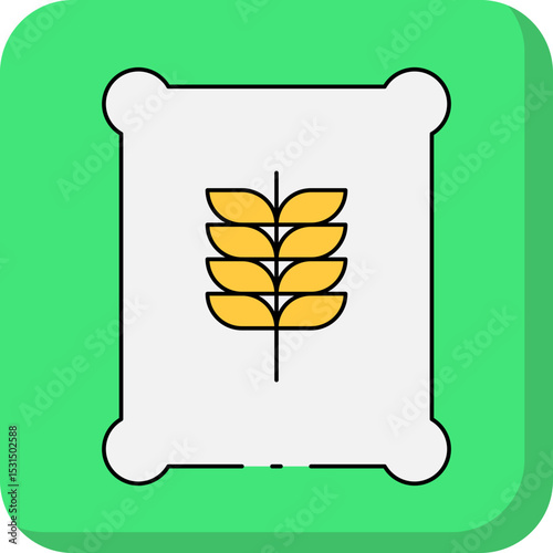 Crops single icon vector illustration