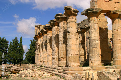 Photos Libya, Cyrenaica, Cyrene, Ruins of Temple of Zeus