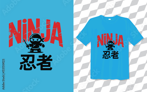 NINJA T shirt modern and trendy typography Tshirt designs, T-shirt design with typography, Famous quotes t-shirt design, apparel and clothing, Black , 忍者.