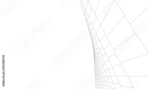 Architectural building. Design background vector illustration