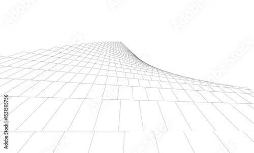 Architectural building. Design background vector illustration