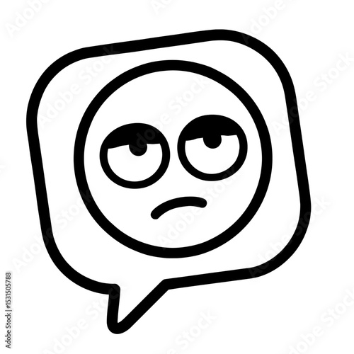 Puke or Vomit Emoji Vector Icon - Expressing Nausea, Sickness, Disgust, or Feeling Unwell