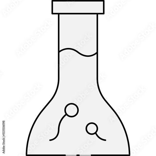 Sperm single icon vector illustration