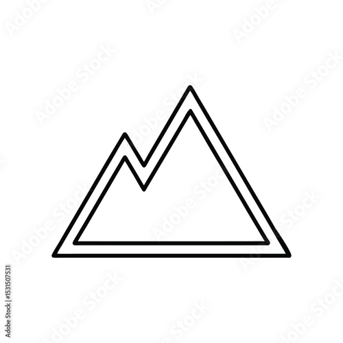 yield monitor line art on white background