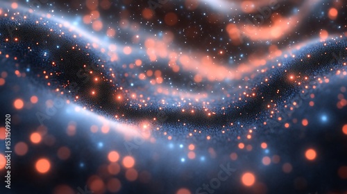 Abstract glowing particles (3)