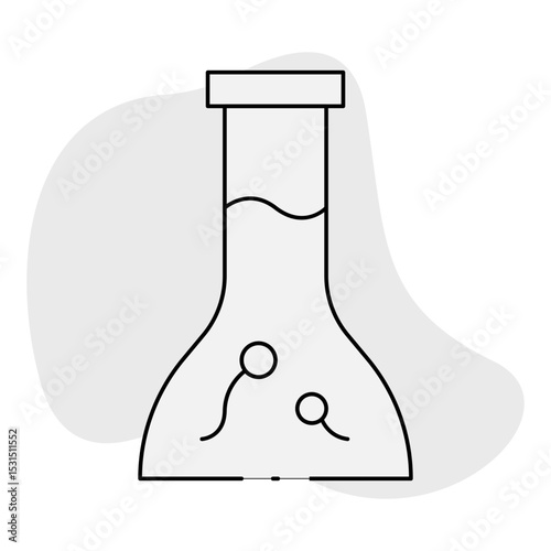 Sperm single icon vector illustration