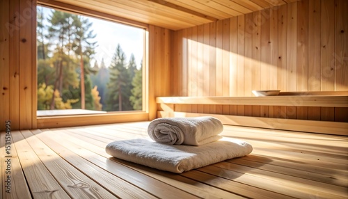 Sauna Serenity: Minimalist Scandinavian Retreat
