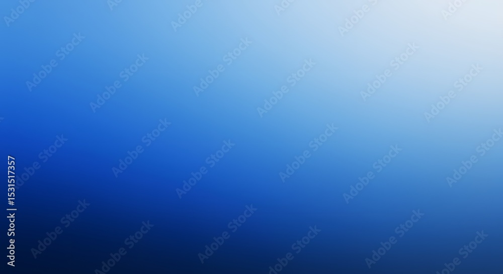Obraz premium Abstract blurred blue gradient sky—vertical space for text. Wide angle, no people.