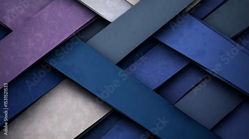 Abstract textured overlapping stripes