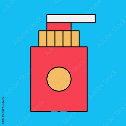 Spray single icon vector illustration