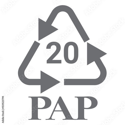 Plastic recycles icons collection. Recycle plastic vector set in triangular shape. Icon set of hdpe, pp, pet, ldpe and pvc. Ecological recycling codes. Flat style. Vector illustration. 