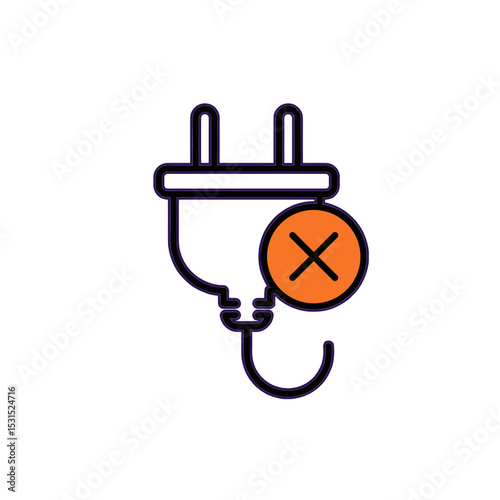 Icon for applications. No internet error