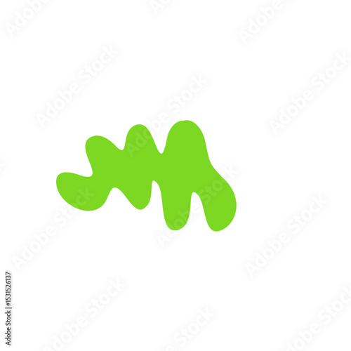 Abstract groovy funky shape elements 