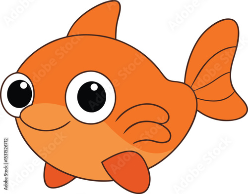 chippy chuck   cartoon fish on white background   .eps