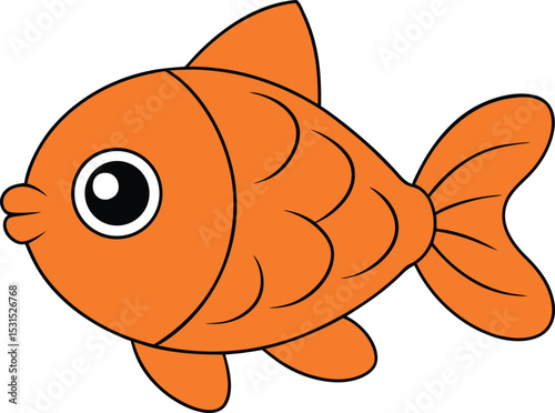 coral kip   cartoon fish on white background   fff.eps
