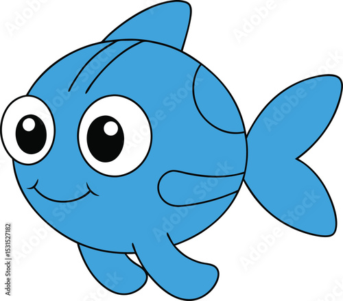 dizzy dot   cartoon fish on white background   fff.eps