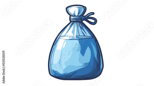 Hot Water Bag Vector Icon for Pain Relief and Comfort