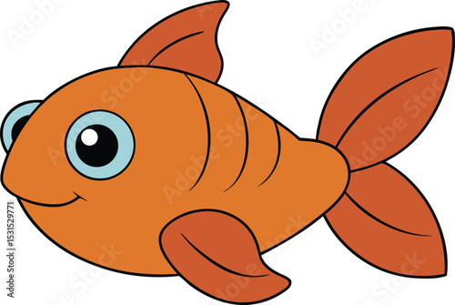 rocky ray   cartoon fish on white background   fff.eps